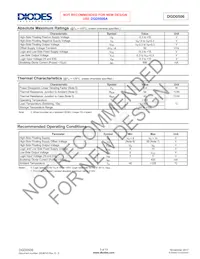 DGD0506FN-7 Datasheet Page 3
