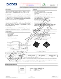 DGD0507FN-7 Datasheet Cover