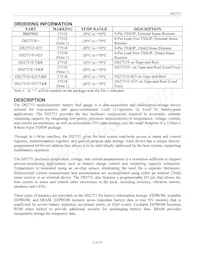 DS2751E+T&R Datasheet Page 2