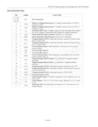 DS2792G+T&R Datasheet Pagina 5