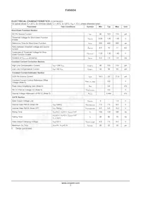 FAN604MX Datasheet Page 8