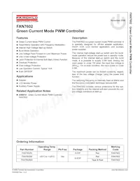 FAN7602MX Datenblatt Cover