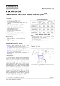 FSCM0565RGTU Datasheet Cover