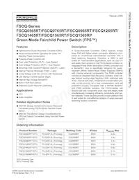 FSCQ1465RTYDTU Datasheet Cover