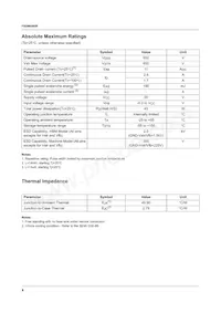FSDM0565RWDTU Datasheet Page 4