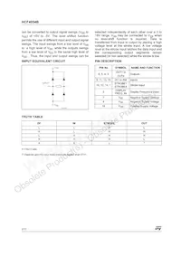 HCF4054M013TR Datasheet Page 2