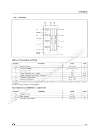 HCF4054M013TR Datasheet Pagina 3