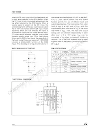 HCF4056M013TR Datasheet Page 2