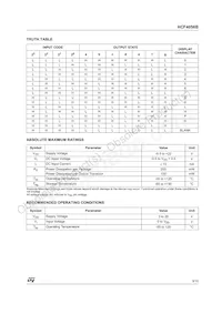 HCF4056M013TR Datasheet Page 3