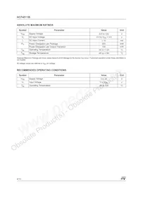 HCF4511M013TR Datasheet Pagina 4