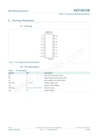 HEF4511BP Datasheet Page 4