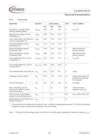 ICE3BR4765JZXKLA1 Datasheet Page 22