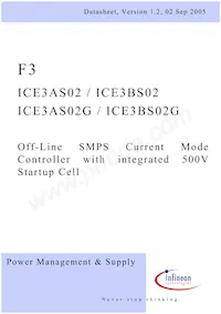 ICE3BS02G數據表 封面