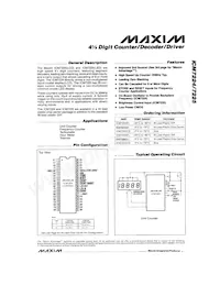 ICM7225IPL Datasheet Cover