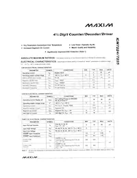 ICM7225IPL Datasheet Page 3