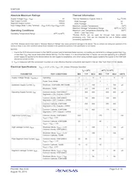 ICM7228CIBI Datasheet Page 5
