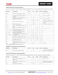 IRSM807-105MHTR Datasheet Page 3
