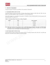 IS25LQ020B-JDLE-TR Datasheet Page 17