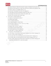 IS25WQ040-JVLE-TR Datasheet Page 4