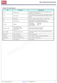 IS42SM16200D-75BLI-TR Datasheet Page 3