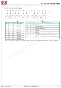 IS42SM32160E-6BLI-TR Datasheet Page 7