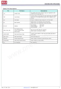 IS42VM16200C-75BLI-TR Datasheet Pagina 3