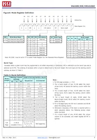 IS42VM16200C-75BLI-TR數據表 頁面 6