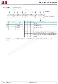 IS42VM16800G-6BL-TR Datasheet Page 7