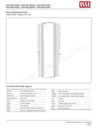IS45VM16800E-75BLA2-TR Datasheet Page 4