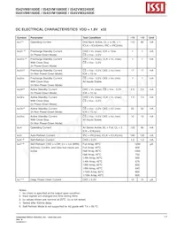 IS45VM16800E-75BLA2-TR Datasheet Page 17