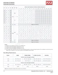 IS46LD32320A-3BPLA25-TR Datasheet Page 16