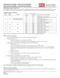 IS46TR16640BL-125JBLA2-TR Datasheet Page 17