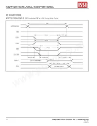 IS65WV25616DBLL-55CTLA3-TR Datasheet Page 12