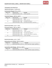 IS65WV25616DBLL-55CTLA3-TR Datasheet Page 15