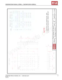 IS65WV25616DBLL-55CTLA3-TR數據表 頁面 17