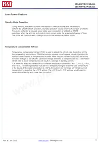 IS66WVE2M16ALL-7010BLI-TR Datasheet Page 11