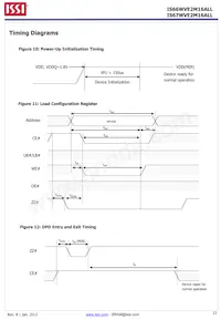 IS66WVE2M16ALL-7010BLI-TR Datasheet Page 23