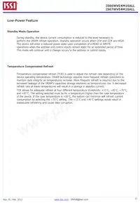 IS66WVE4M16ALL-7010BLI-TR Datasheet Page 11