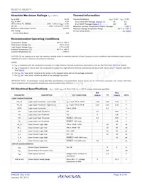ISL55111IVZ-T Datasheet Page 4