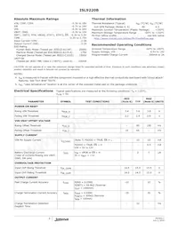 ISL9220BIRTZ-T數據表 頁面 3