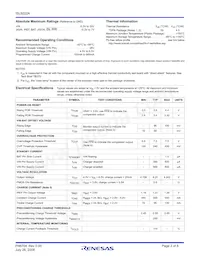 ISL9222AIRTZ-T Datasheet Page 2
