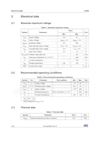 L6399D Datasheet Pagina 4