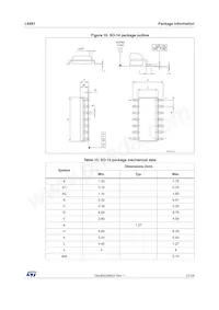 L6491DTR Datasheet Page 21