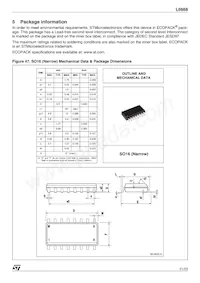 L6668 Datasheet Pagina 21