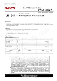 LB1641-E Datasheet Cover