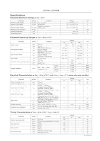 LC74761M-9006-E Datasheet Page 2