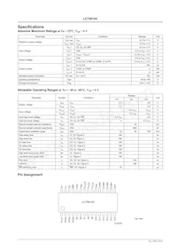 LC75814V-MPB-E Datasheet Page 2