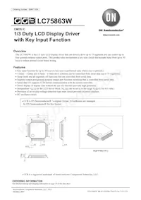 LC75863WS-E Datasheet Cover