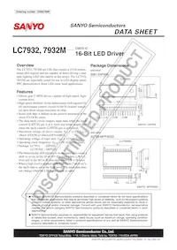 LC7932M-TRM-E Datasheet Cover