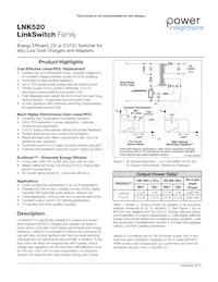 LNK520P Datenblatt Cover